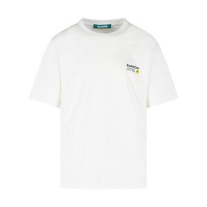 Barrow White Cotton T-Shirt Men